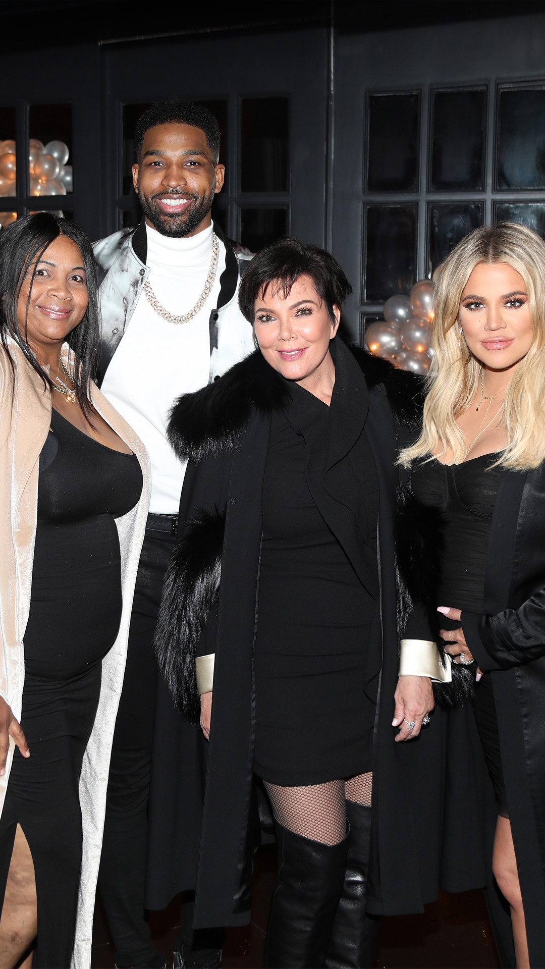 Andrea Thompson, Tristan Thompson, Kris Jenner, Khloe Kardashian Andrea Thompson, Tristan Thompson, Kris Jenner, Khloe Kardashian